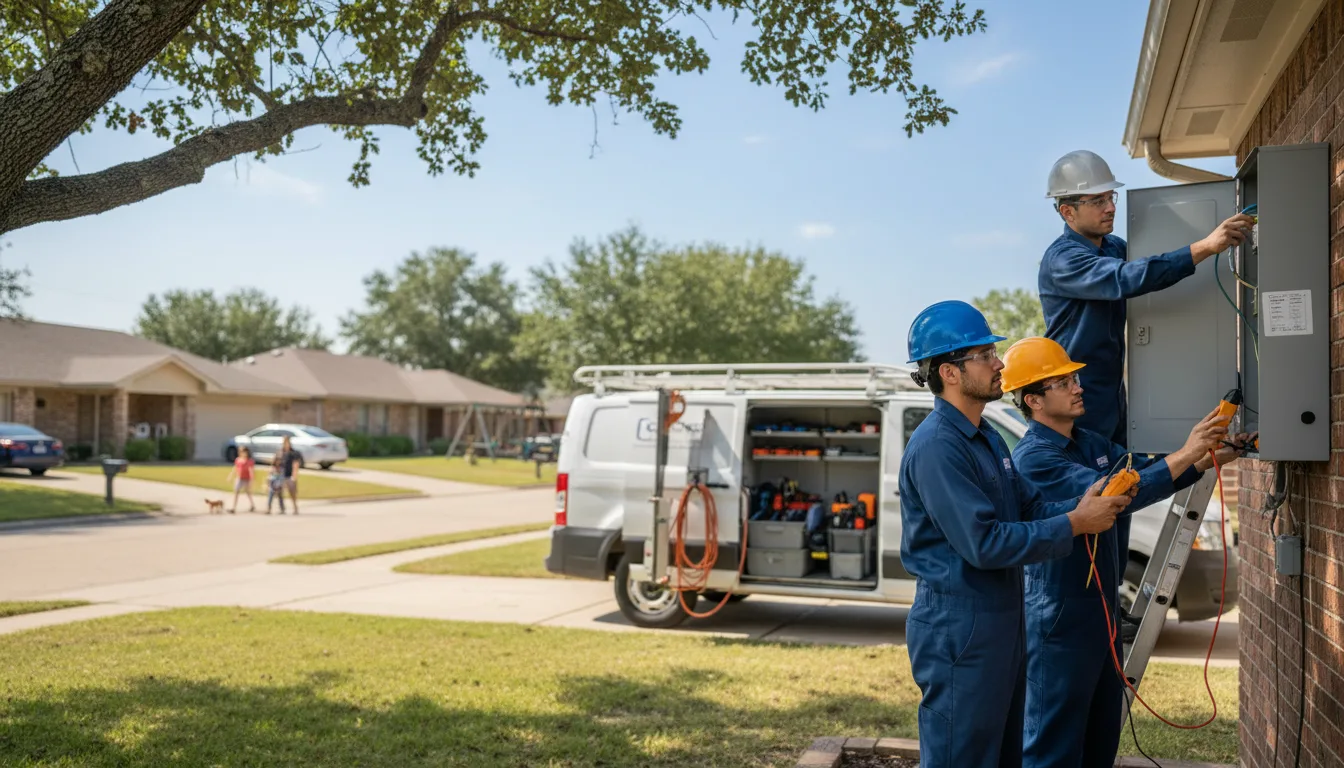 Certified electrician providing emergency electrical services in Arcadia, OK